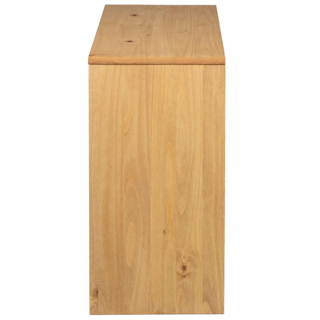 Table console SAUDA chêne 89,5x36,5x73 cm bois de pin massif - XIOS