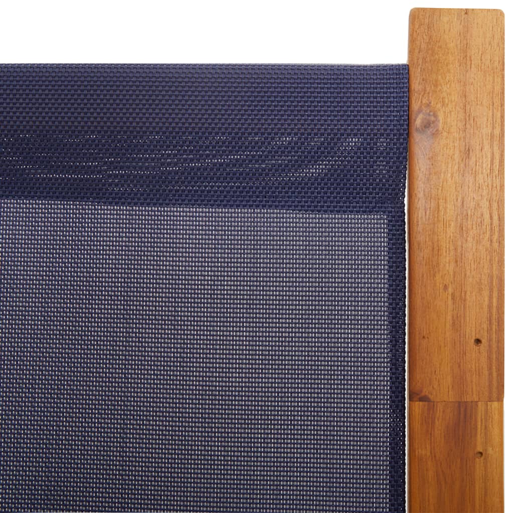 Cloison de séparation 3 panneaux bleu foncé 210x180 cm - XIOS