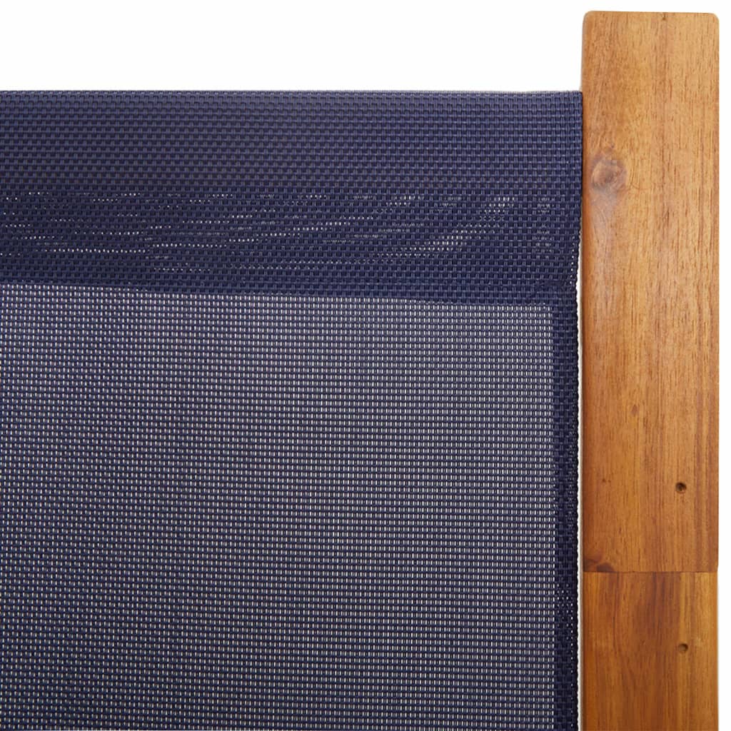 Cloison de séparation 4 panneaux bleu foncé 280x180 cm - XIOS