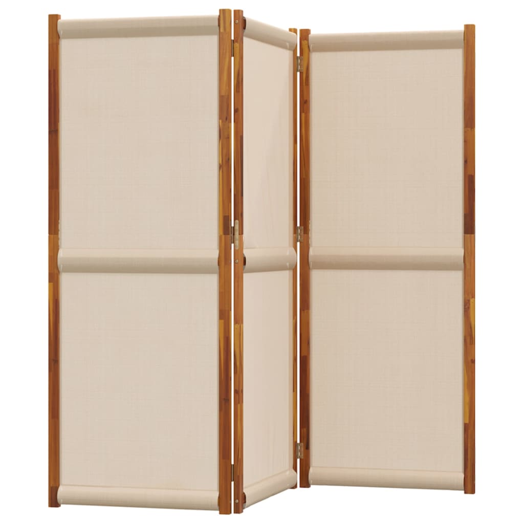 Cloison de séparation 3 panneaux taupe 210x180 cm - XIOS