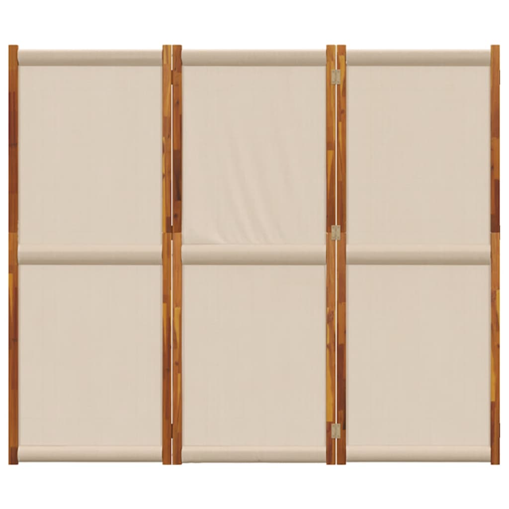 Cloison de séparation 3 panneaux taupe 210x180 cm - XIOS