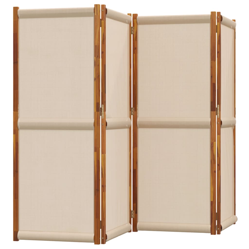 Cloison de séparation 4 panneaux taupe 280x180 cm - XIOS