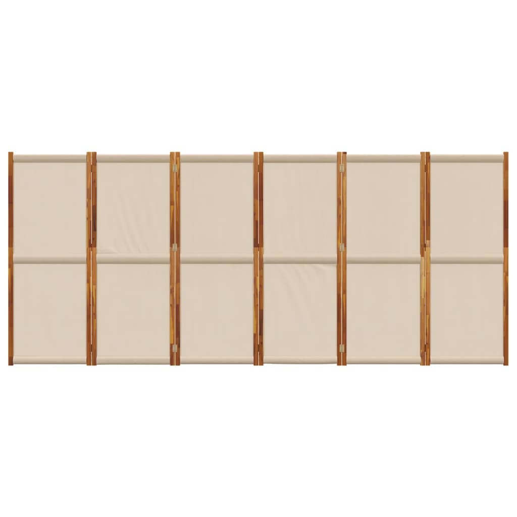 Cloison de séparation 6 panneaux taupe 420x180 cm - XIOS