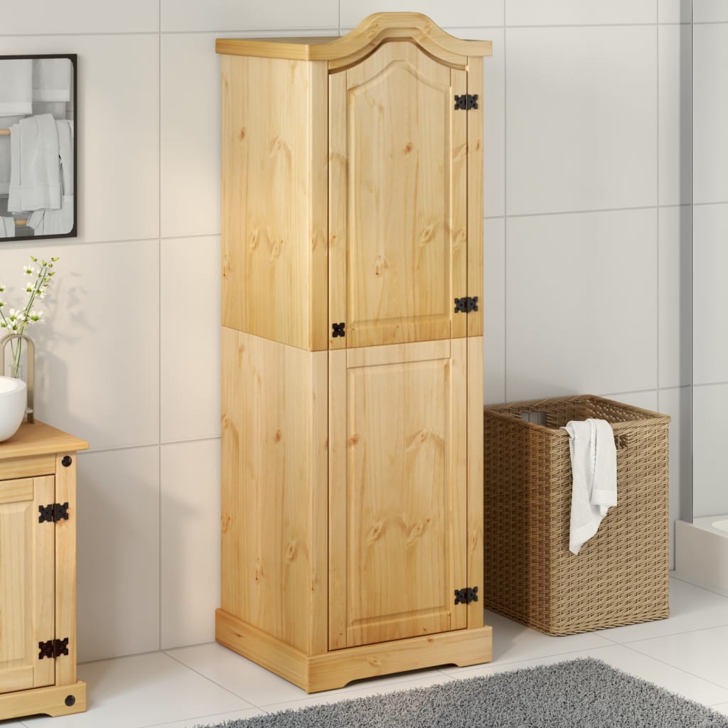 Garde-robe Corona 55x52x170 cm bois de pin massif - XIOS