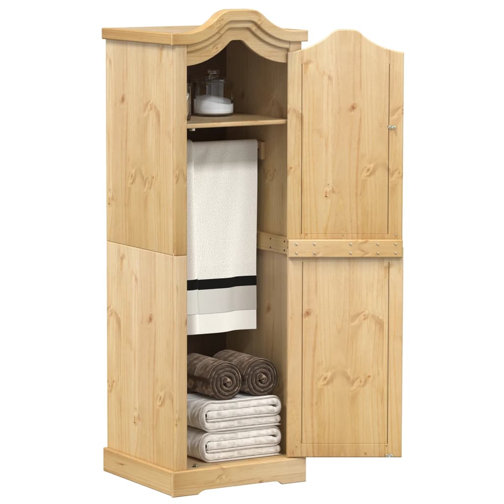 Garde-robe Corona 55x52x170 cm bois de pin massif - XIOS