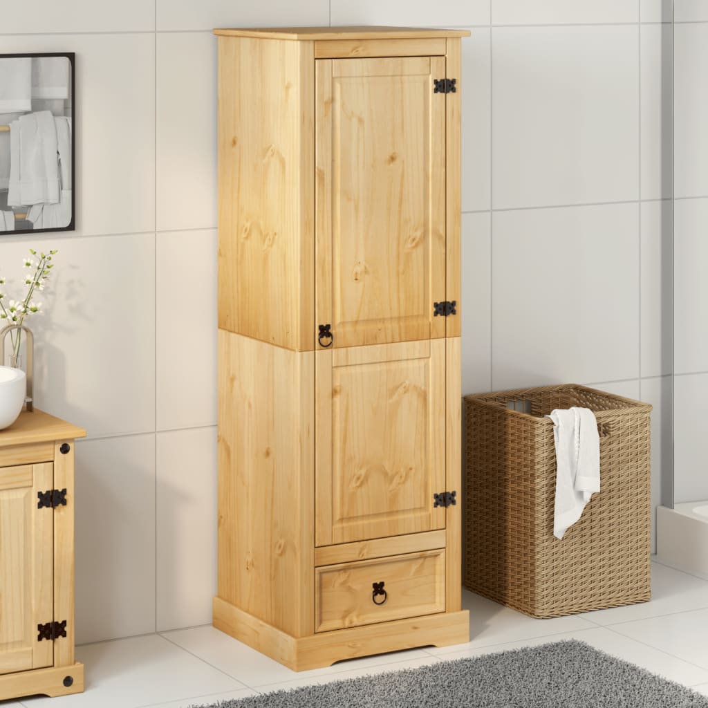Garde-robe Corona 55x50x170 cm bois de pin massif - XIOS