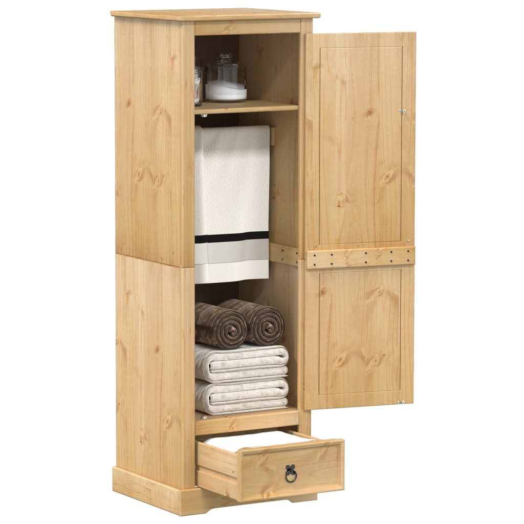 Garde-robe Corona 55x50x170 cm bois de pin massif - XIOS