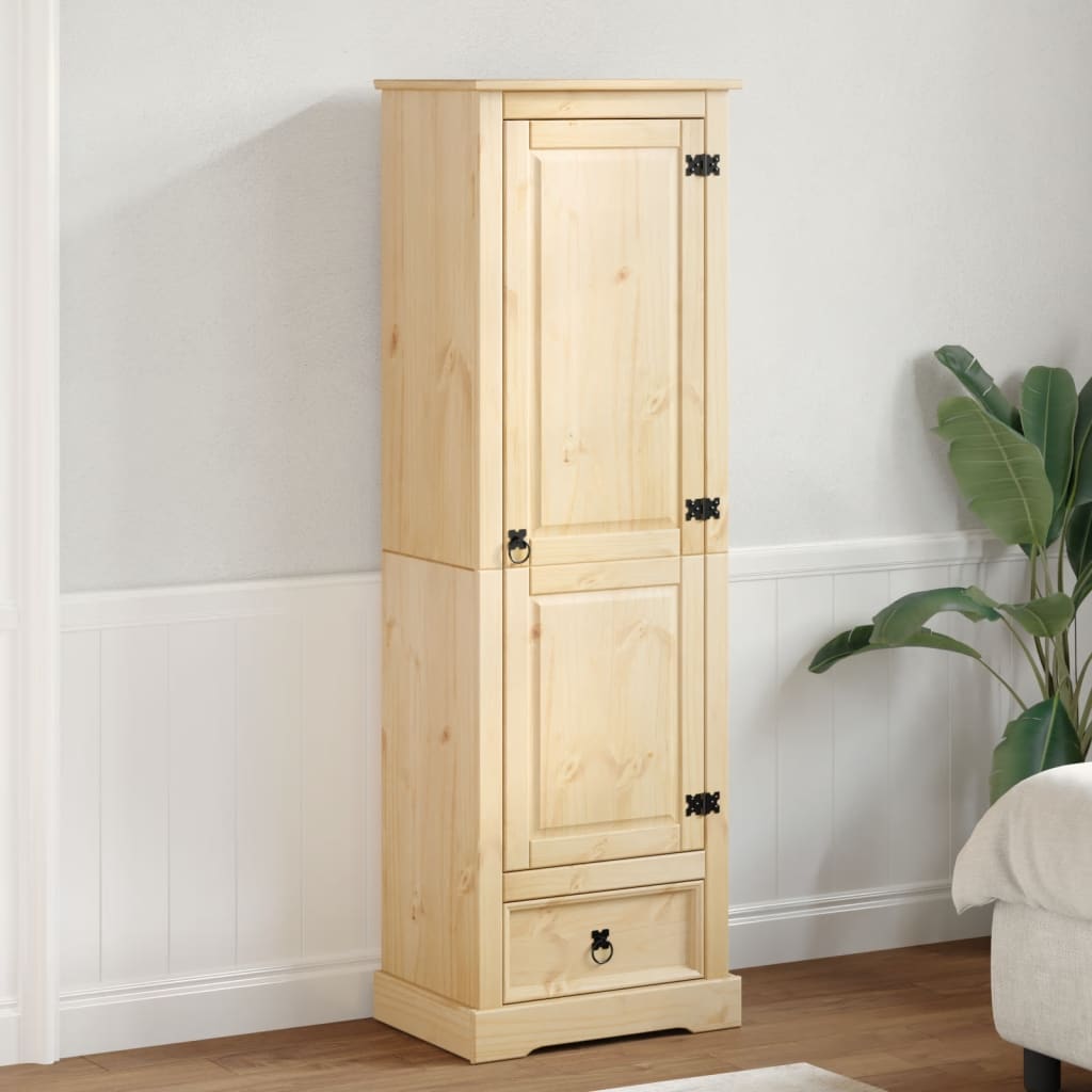Garde-robe Corona 55x38x170 cm bois de pin massif - XIOS