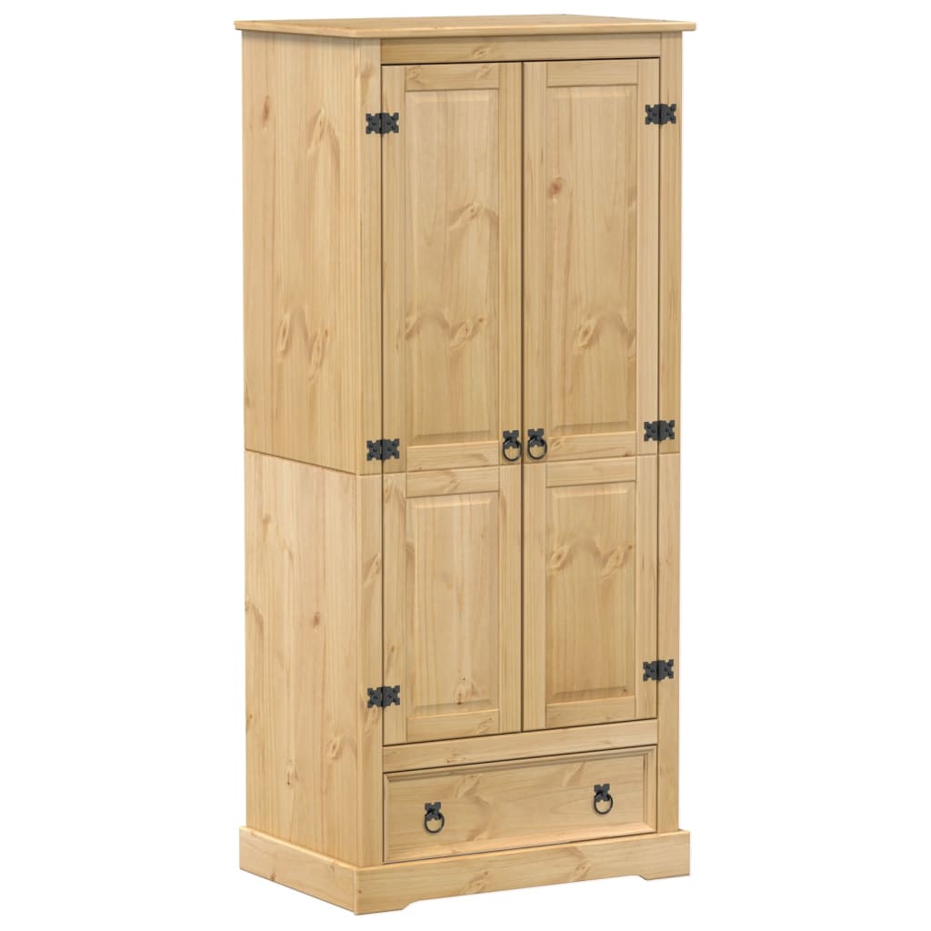 Garde-robe Corona 76x50x170 cm bois de pin massif - XIOS