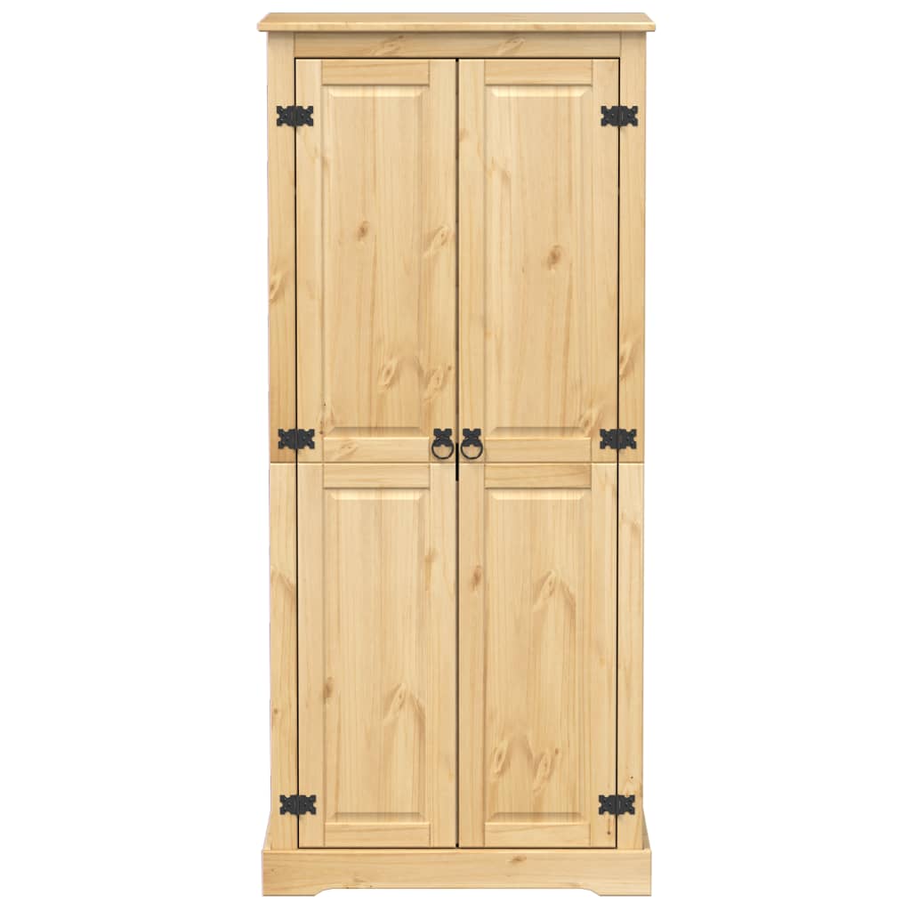 Garde-robe Corona 76x50x170 cm bois de pin massif - XIOS