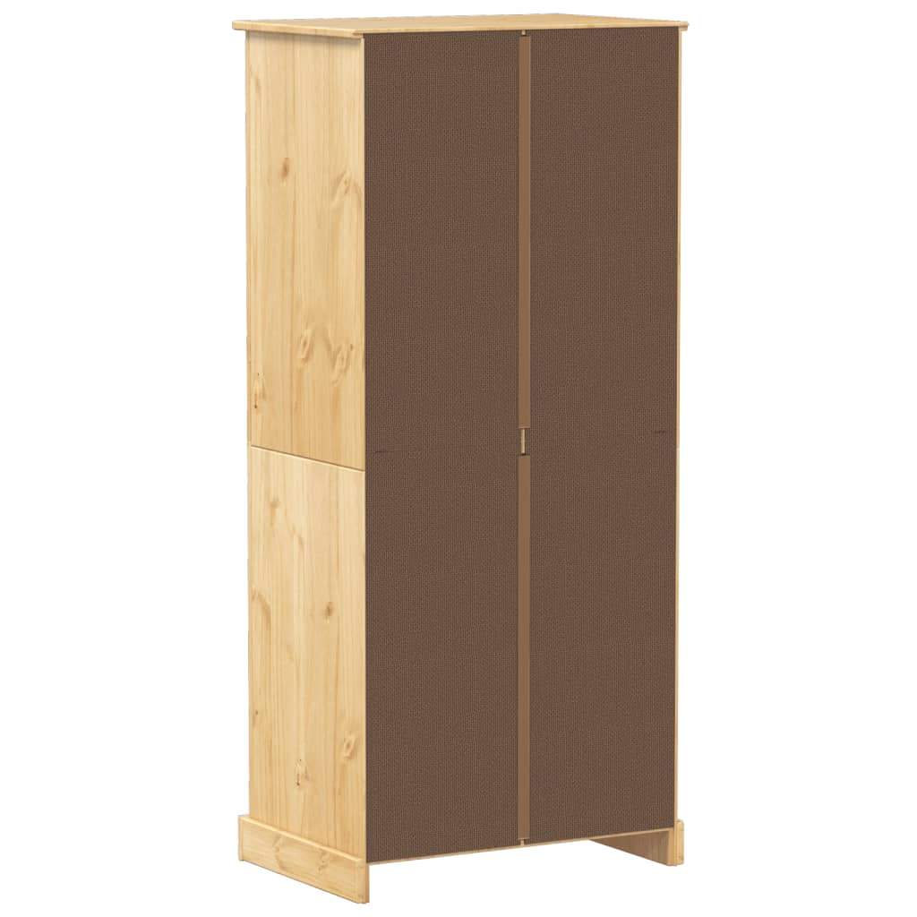 Garde-robe Corona 76x50x170 cm bois de pin massif - XIOS
