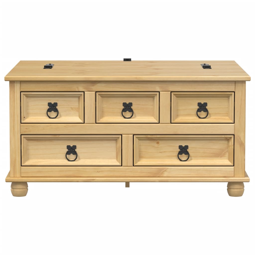 Boîte de rangement Corona 90x78x45 cm bois de pin massif - XIOS