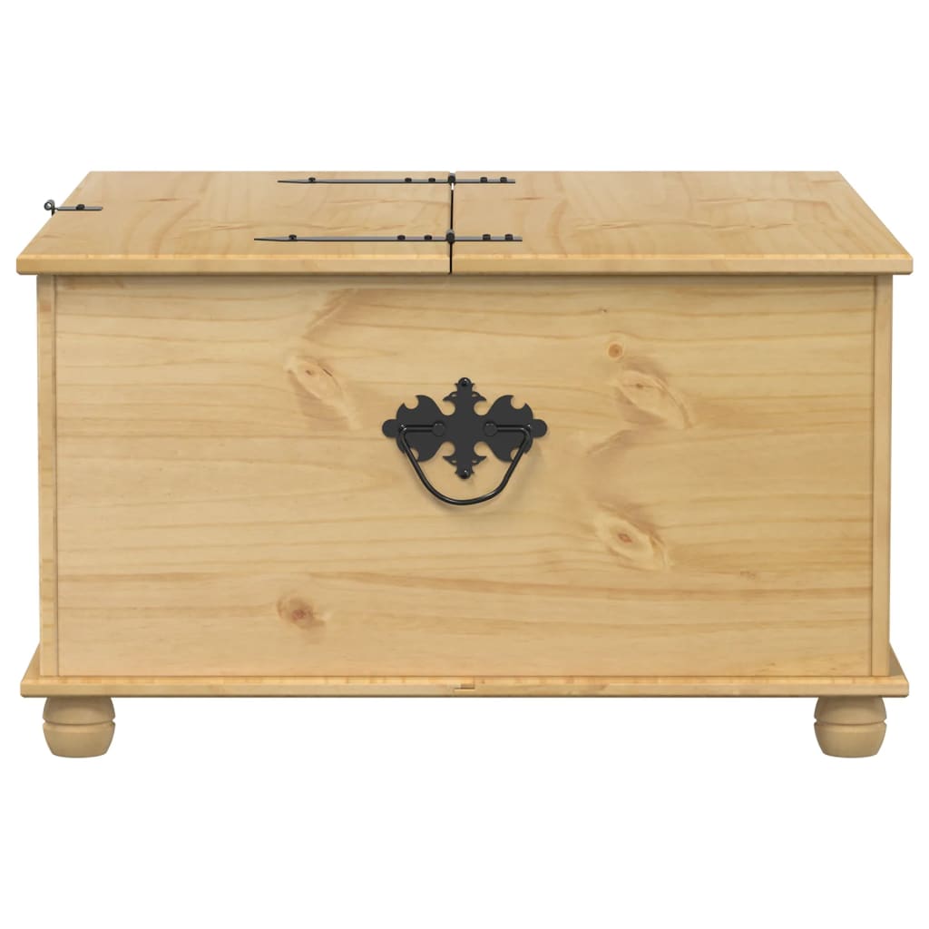 Boîte de rangement Corona 90x78x45 cm bois de pin massif - XIOS