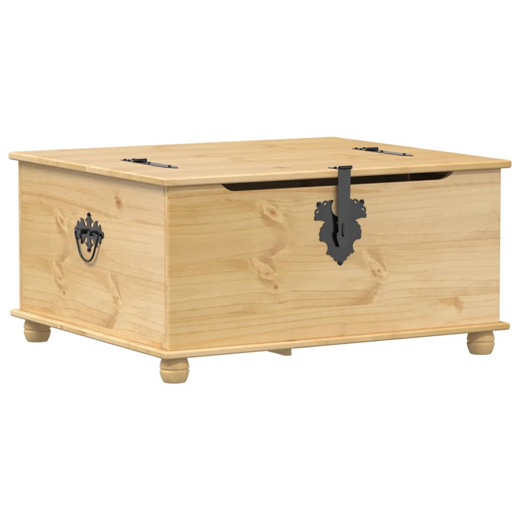 Boîte de rangement Corona 90x78x45 cm bois de pin massif - XIOS