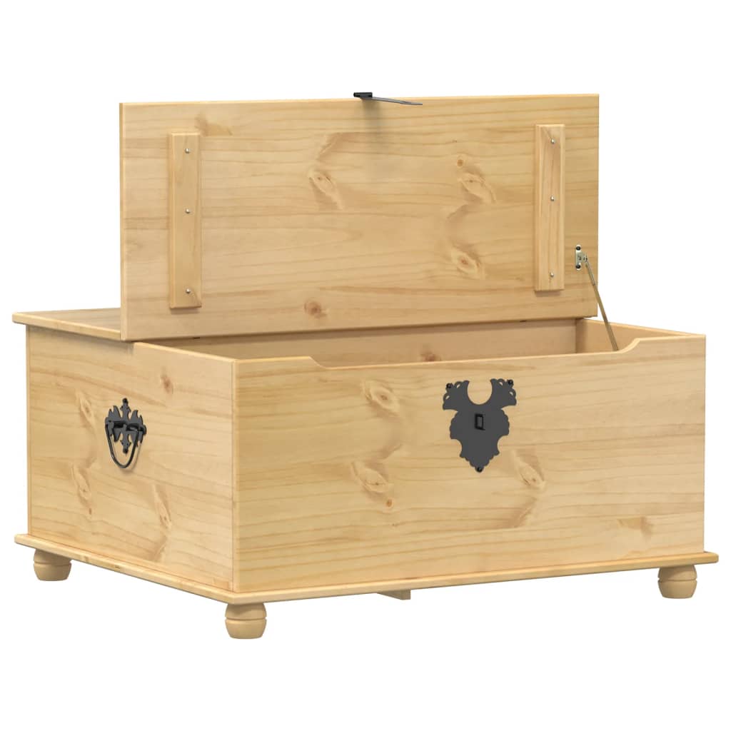 Boîte de rangement Corona 90x78x45 cm bois de pin massif - XIOS