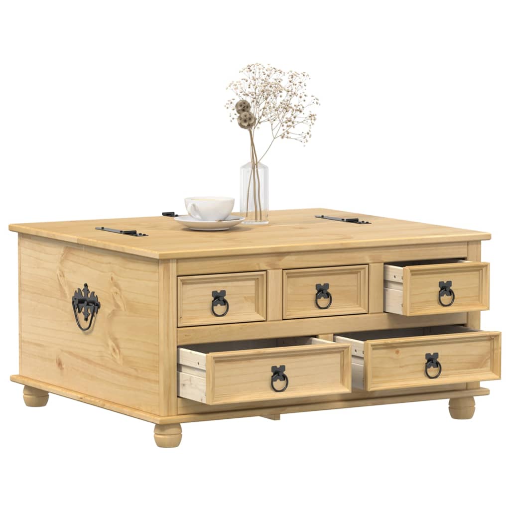 Boîte de rangement Corona 90x78x45 cm bois de pin massif - XIOS