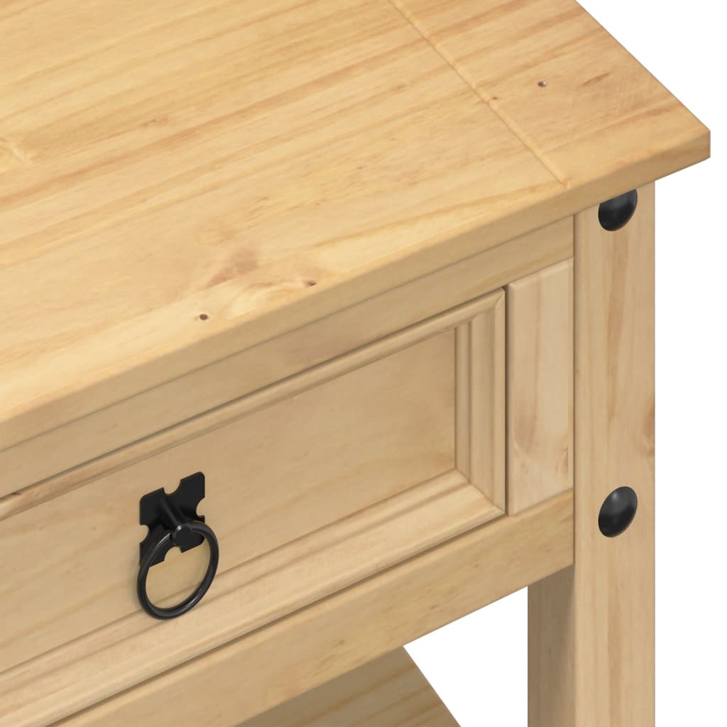 Table basse avec tiroirs Corona 100x48x45 cm bois de pin massif - XIOS