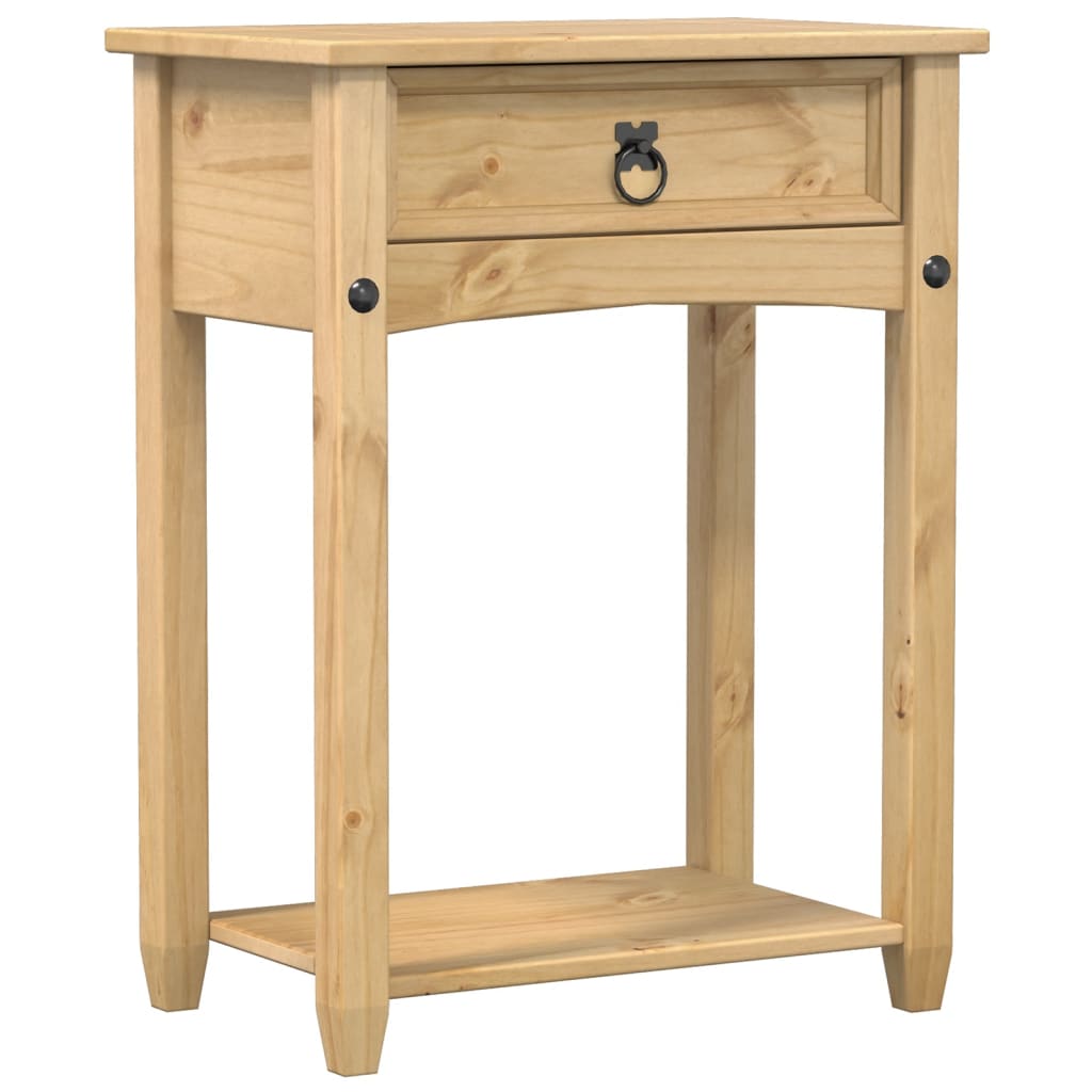 Table console Corona 55x35x73 cm bois de pin massif - XIOS
