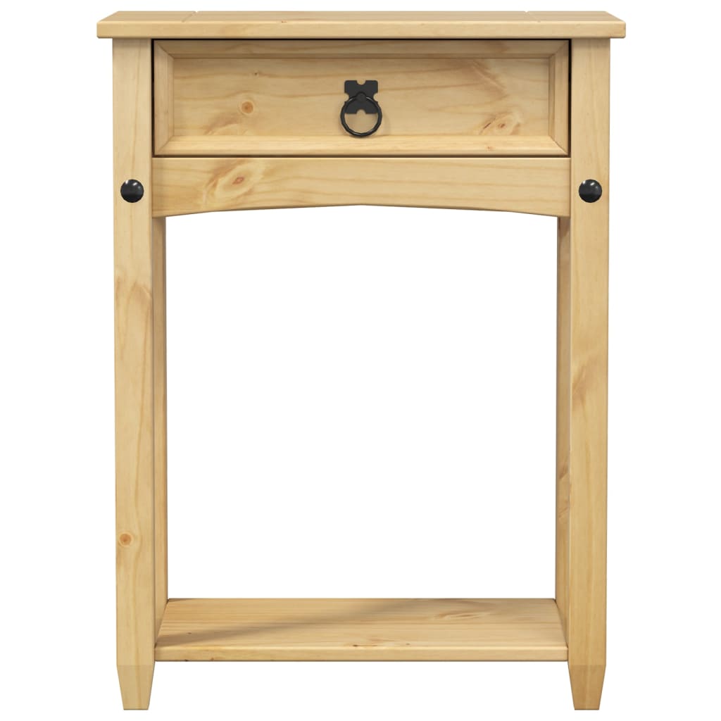 Table console Corona 55x35x73 cm bois de pin massif - XIOS