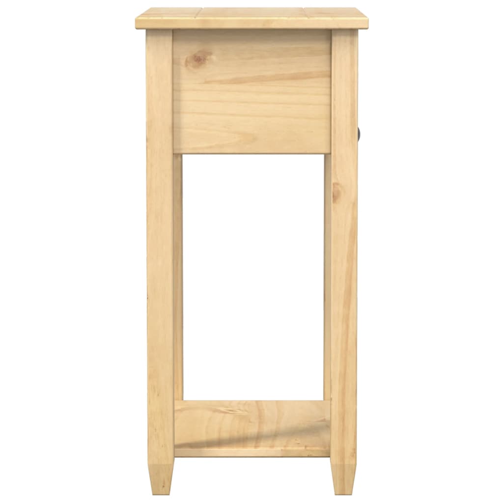 Table console Corona 55x35x73 cm bois de pin massif - XIOS