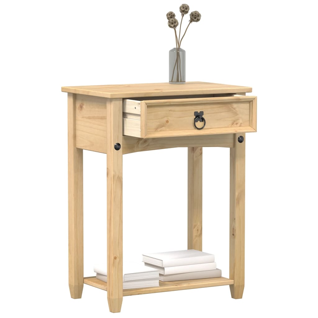 Table console Corona 55x35x73 cm bois de pin massif - XIOS