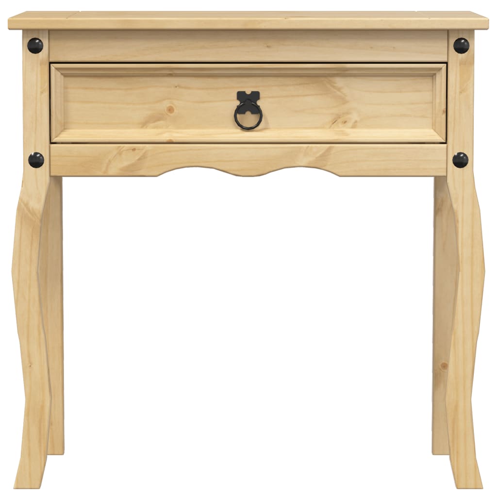 Table console Corona 73x35x73 cm bois de pin massif - XIOS