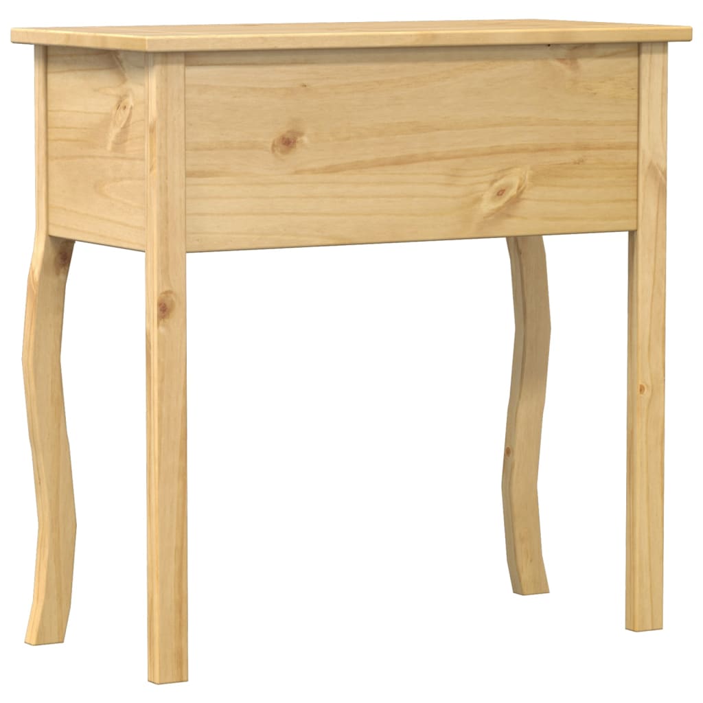Table console Corona 73x35x73 cm bois de pin massif - XIOS