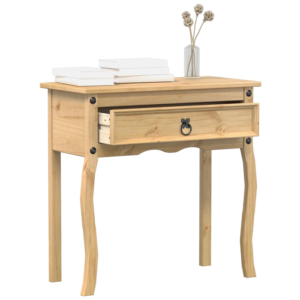 Table console Corona 73x35x73 cm bois de pin massif - XIOS