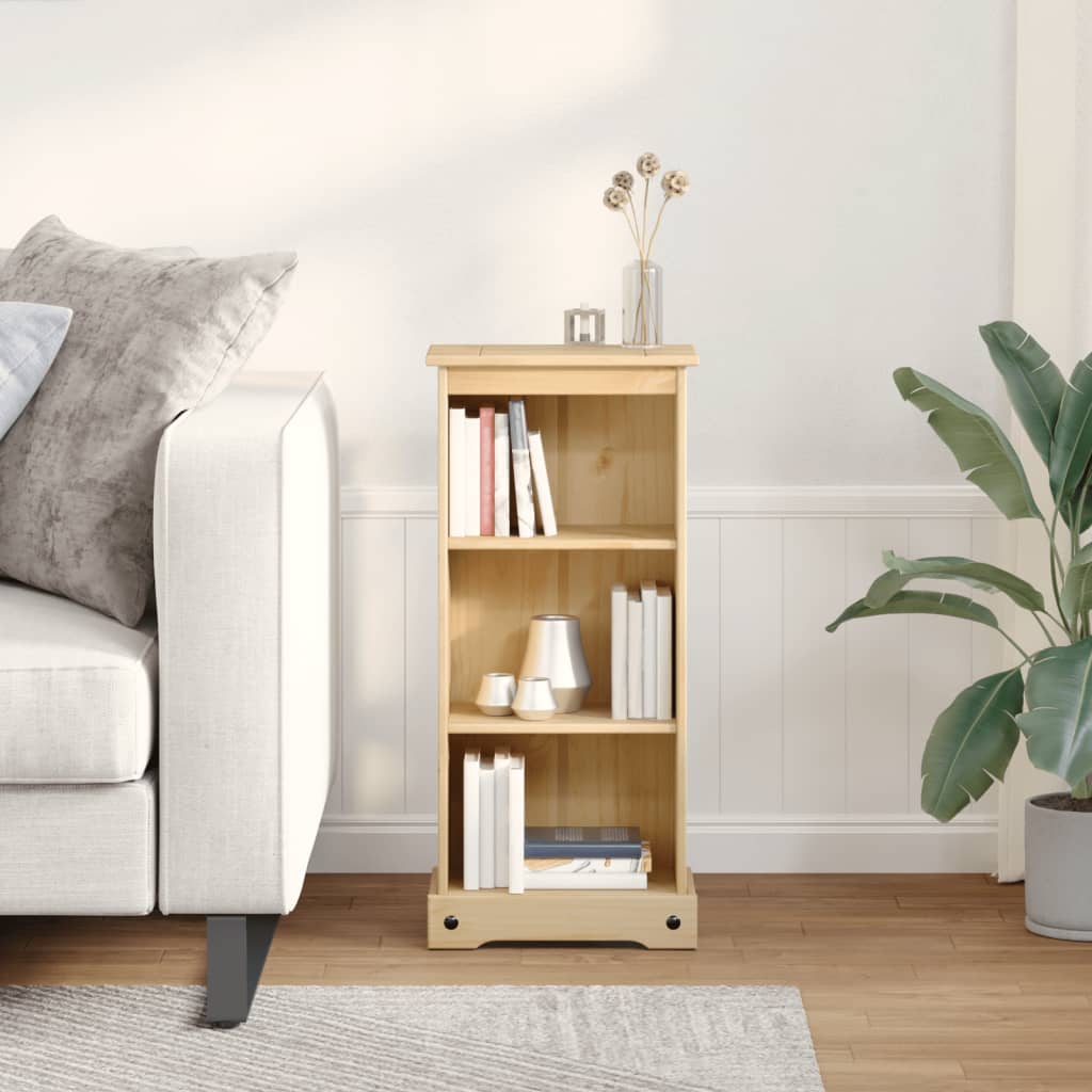 Bibliothèque Corona 46x29x100 cm bois de pin massif - XIOS