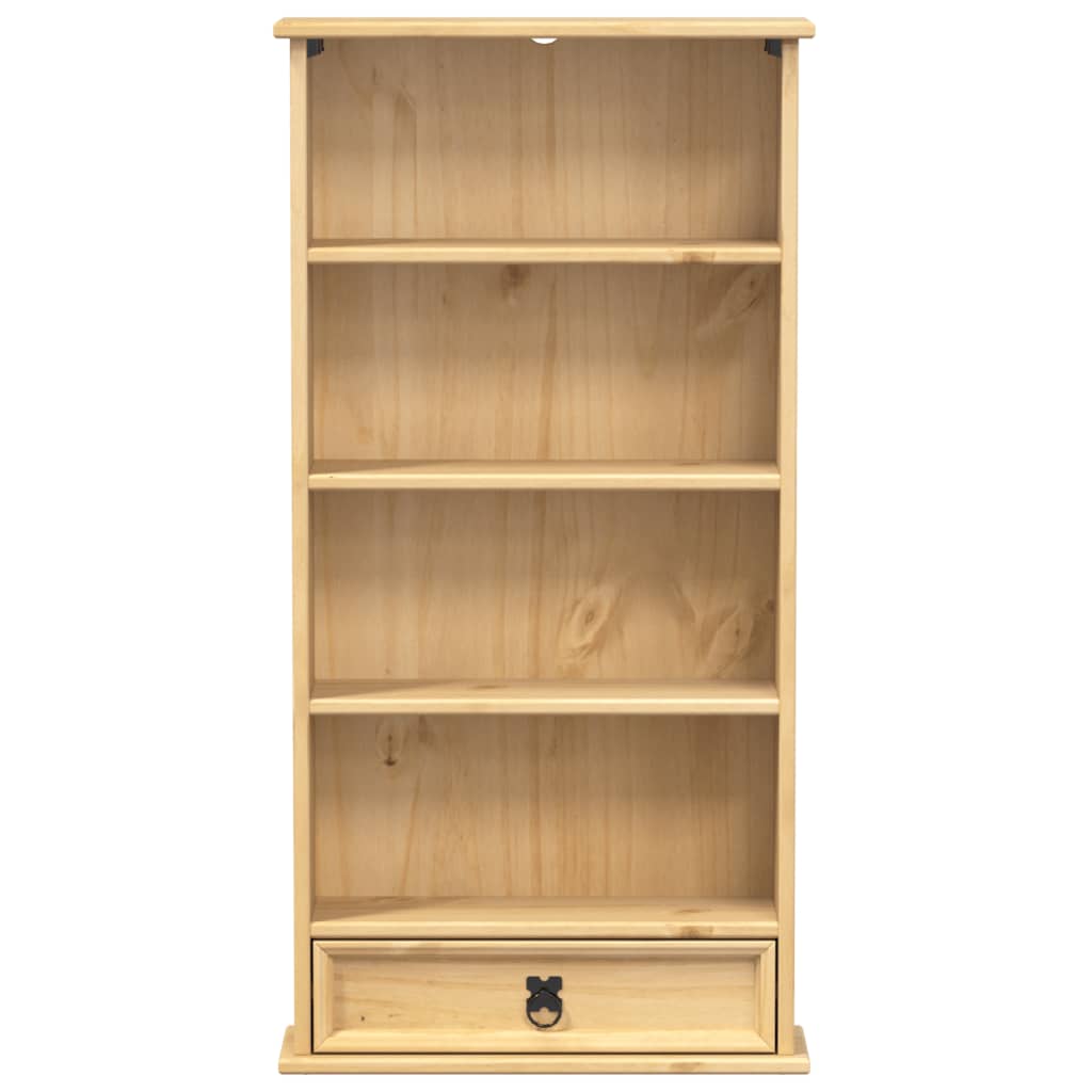 Armoire à CD Corona 52x17,5x103 cm bois de pin massif - XIOS
