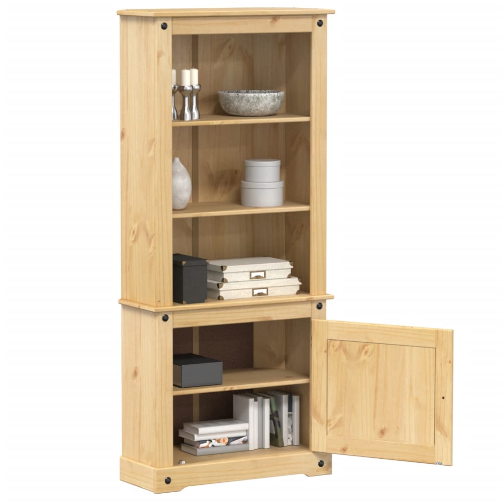 Buffet haut Corona 74x38x170 cm bois de pin massif - XIOS