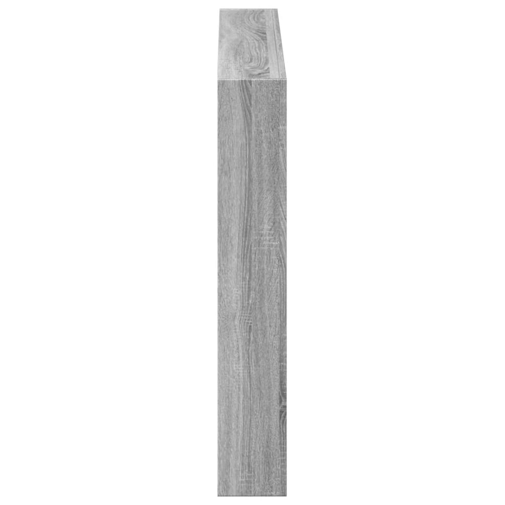 Armoire tête de lit avec LED sonoma gris 120x17x102 cm - XIOS