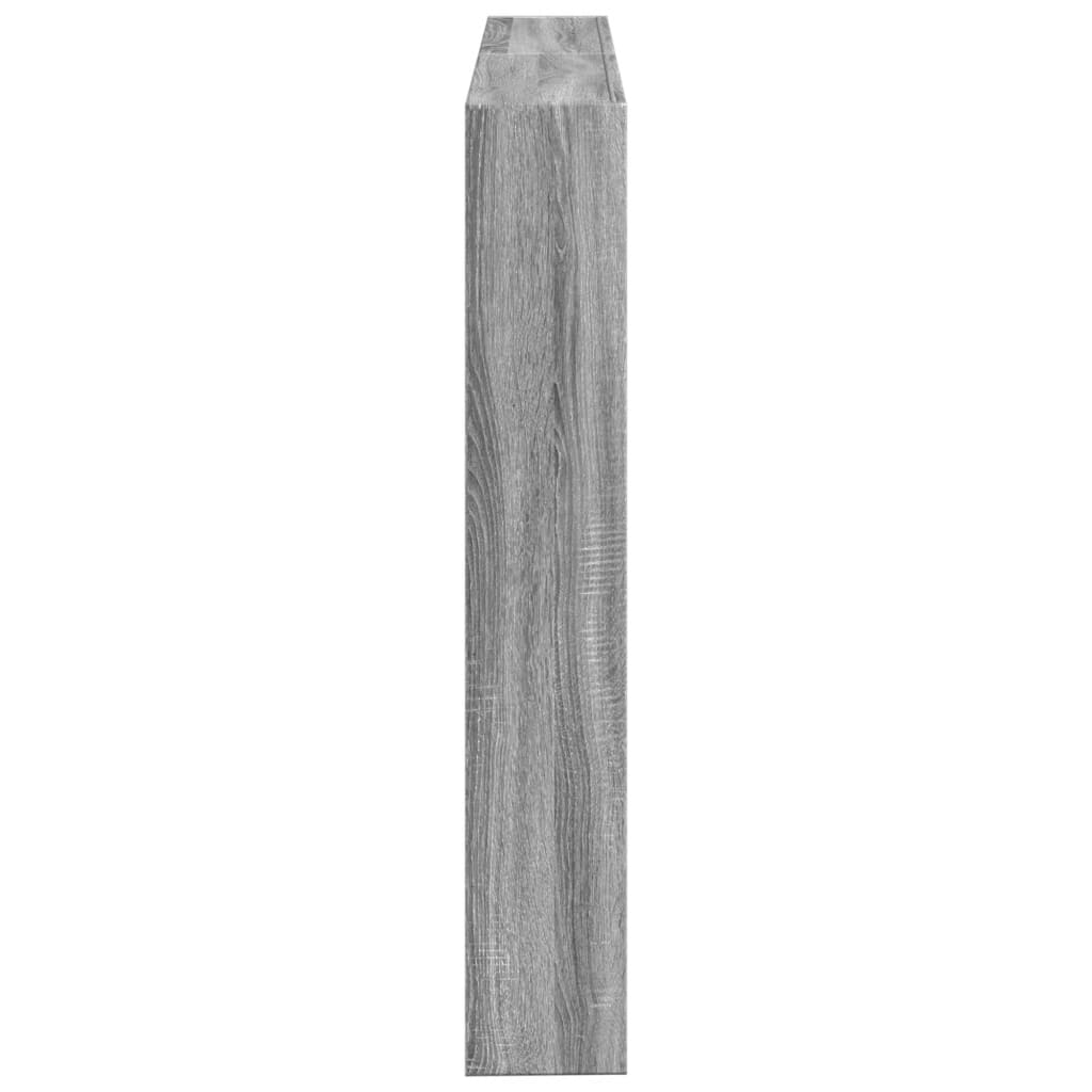Armoire tête de lit avec LED sonoma gris 140x17x102 cm - XIOS