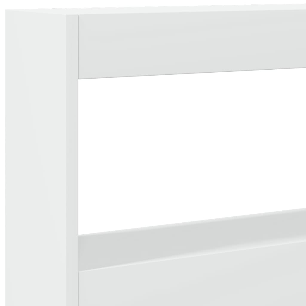 Armoire tête de lit avec LED blanc 180x17x102 cm - XIOS