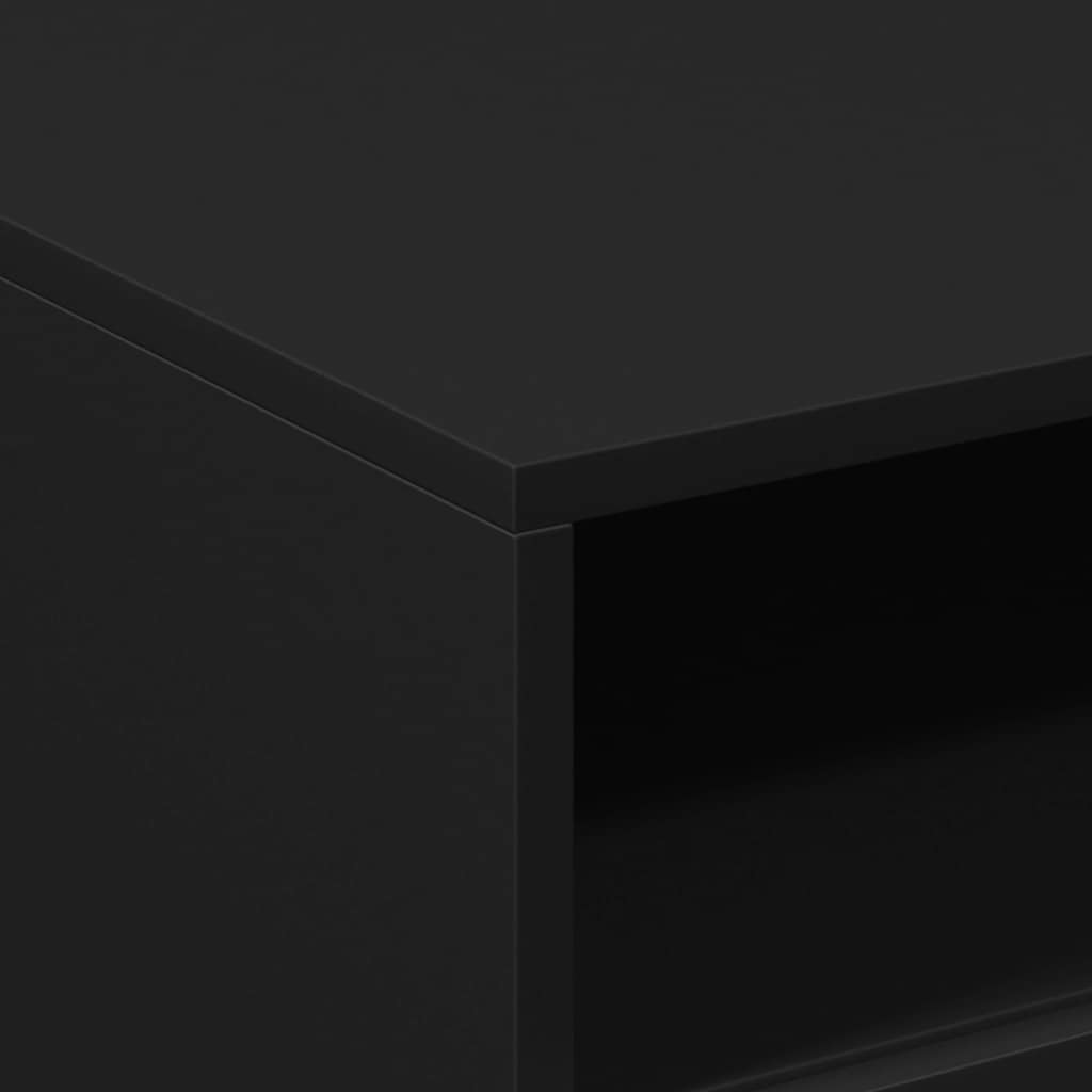 Table basse avec lumières LED noir 50x49x40 cm - XIOS