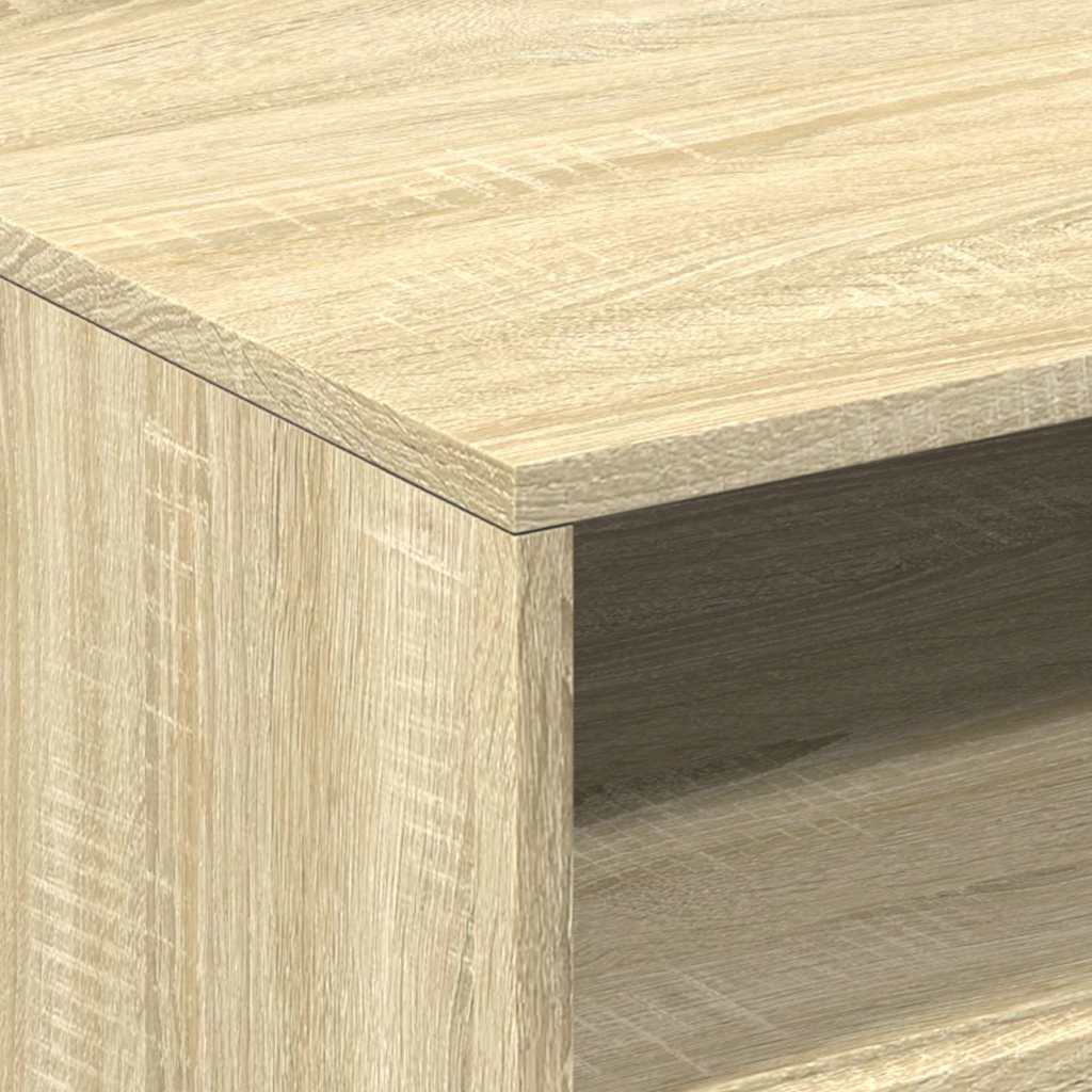 Table basse avec lumières LED chêne sonoma 50x49x40 cm - XIOS