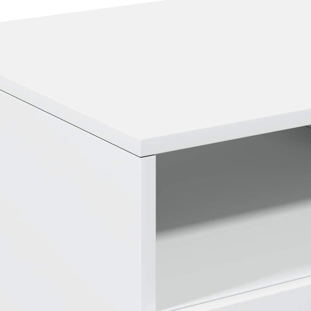 Table basse avec lumières LED blanc 90x49x40 cm - XIOS