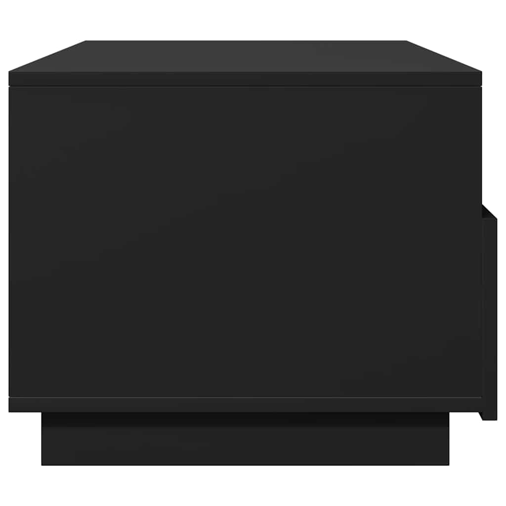 Table basse avec lumières LED noir 90x49x40 cm - XIOS