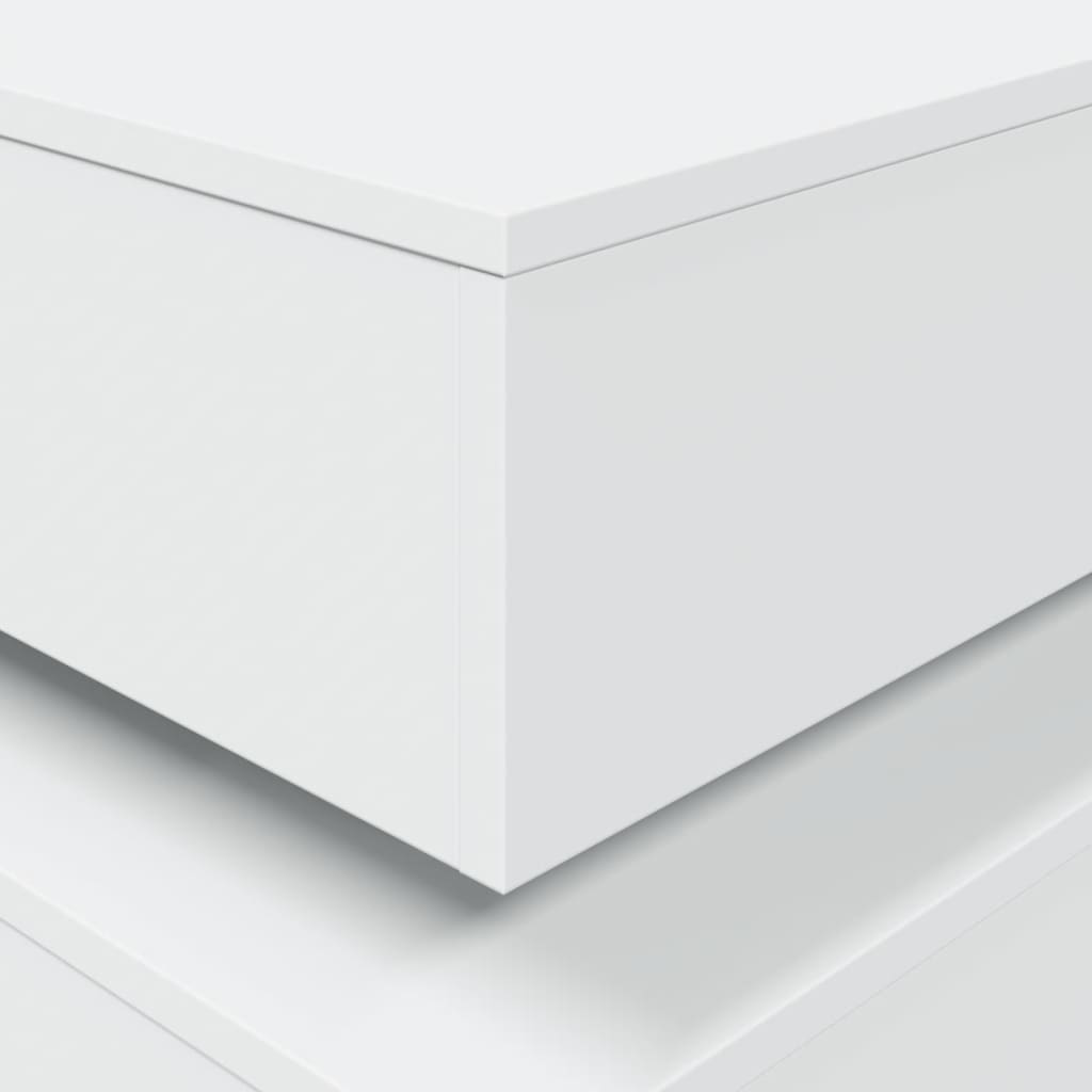 Table basse avec lumières LED blanc 50x50x40 cm - XIOS