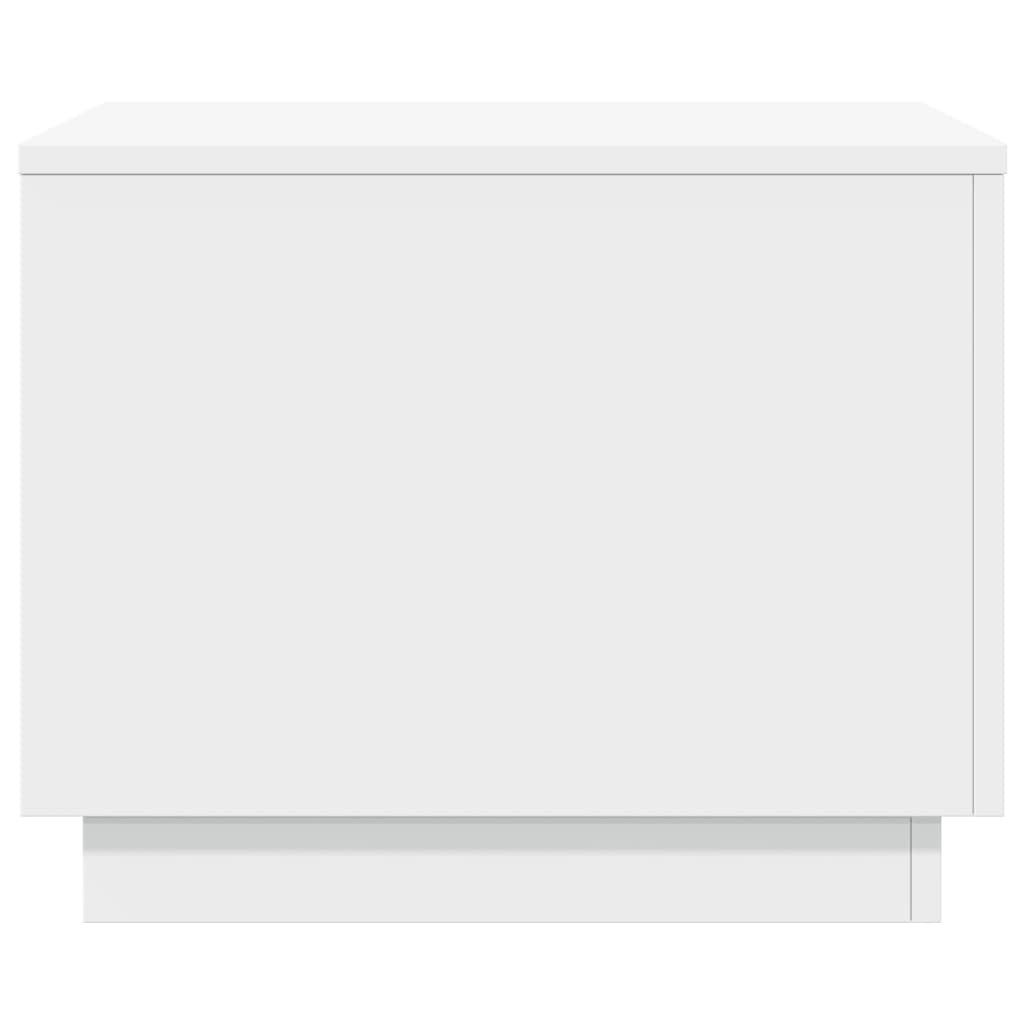 Table basse avec lumières LED blanc 50x50x40 cm - XIOS