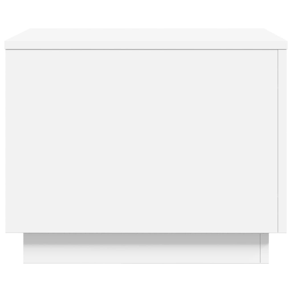 Table basse avec lumières LED blanc 50x50x40 cm - XIOS