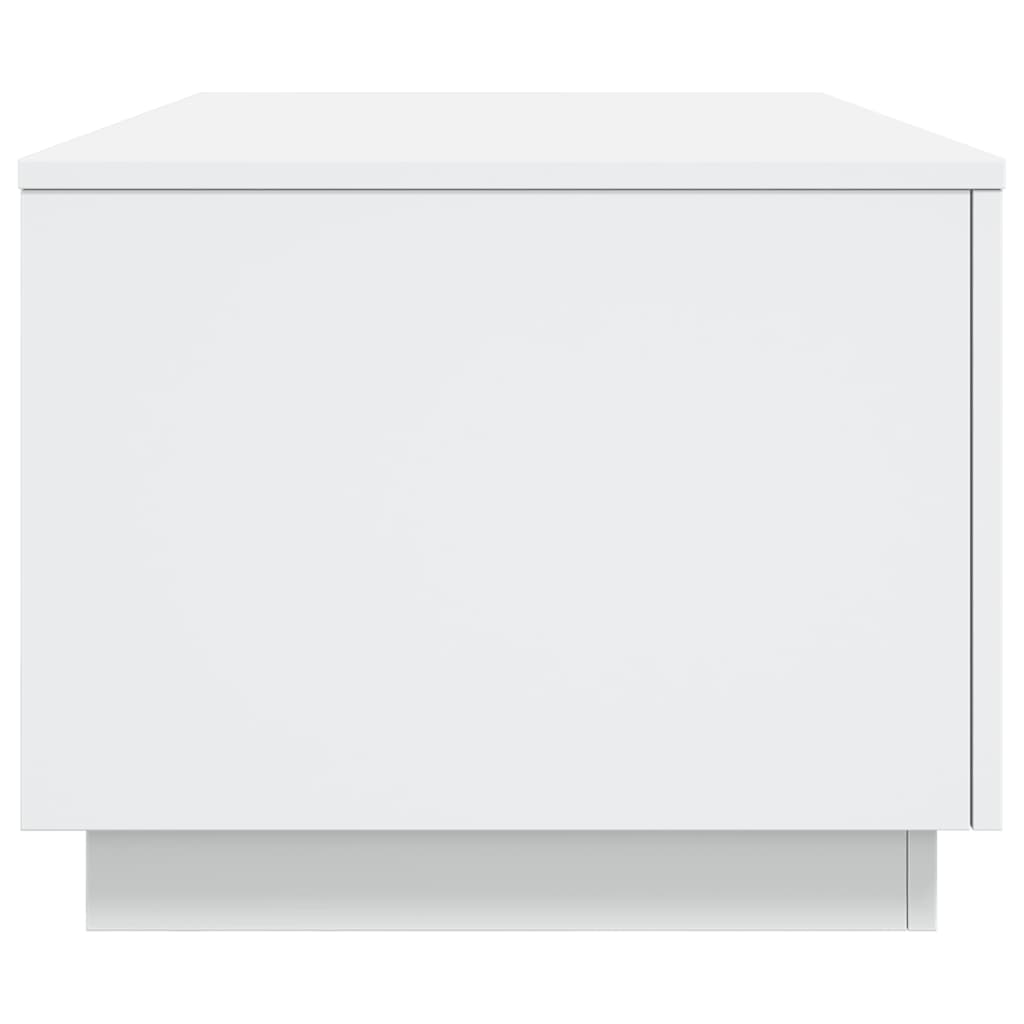 Table basse avec lumières LED blanc 90x50x40 cm - XIOS