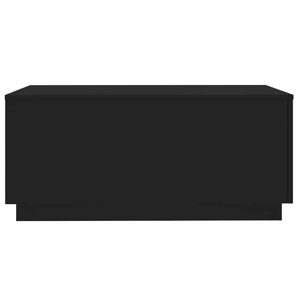 Table basse avec lumières LED noir 90x50x40 cm - XIOS
