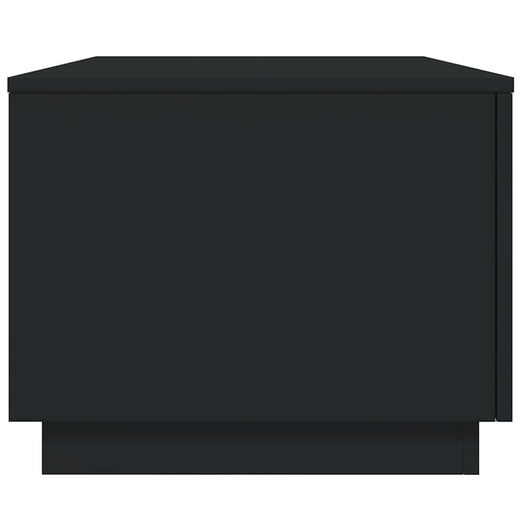 Table basse avec lumières LED noir 90x50x40 cm - XIOS