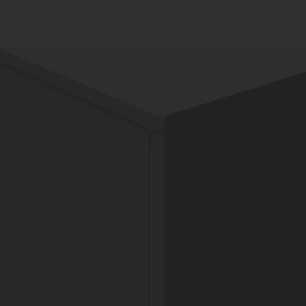 Table basse avec lumières LED noir 90x50x40 cm - XIOS
