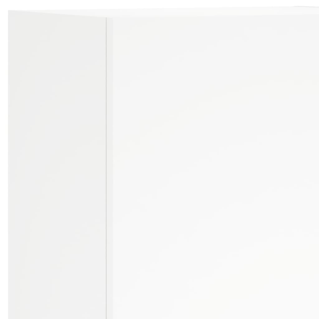 Unités murales TV 5 pcs blanc bois d'ingénierie - XIOS