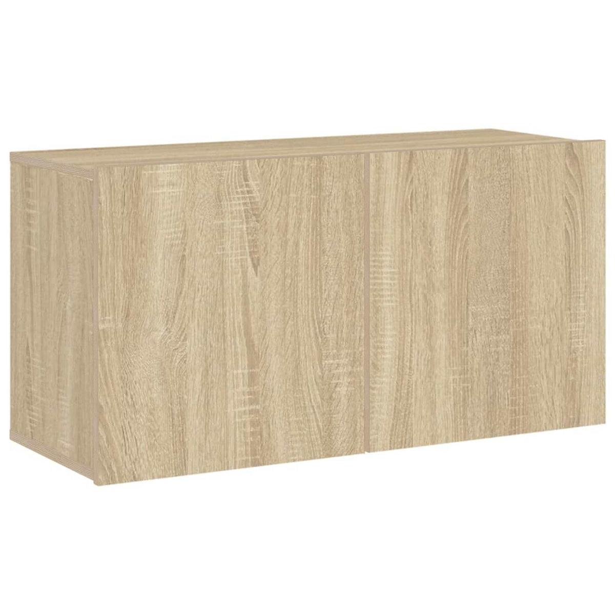 Unités murales TV 5 pcs chêne sonoma bois d'ingénierie