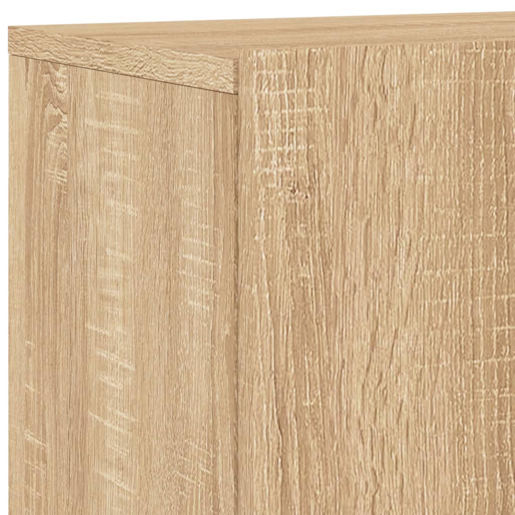 Unités murales TV 5 pcs chêne sonoma bois d'ingénierie - XIOS