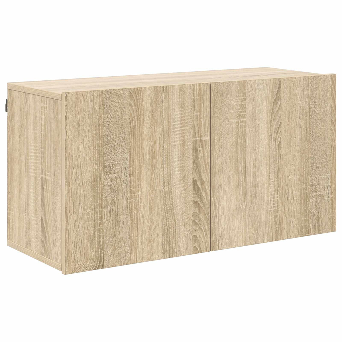 Unités murales TV 5 pcs chêne sonoma bois d'ingénierie