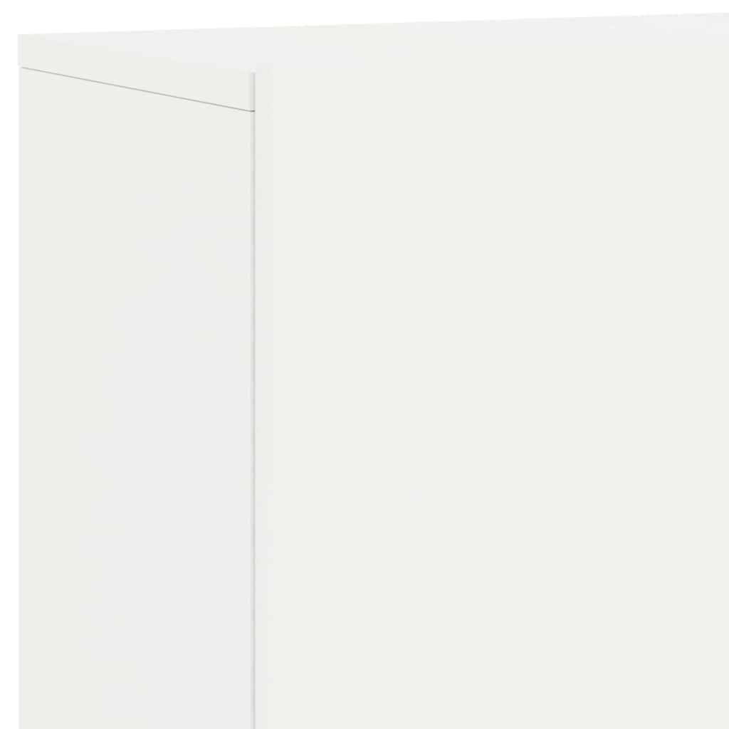 Unités murales TV 6 pcs blanc bois d'ingénierie - XIOS